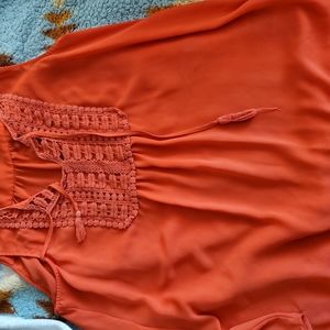 Worthington Large coral blouse